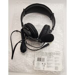 Kensington- Hi-Fi Headphones with Microphone -K97603WW - Black- Universal- 3.5mm